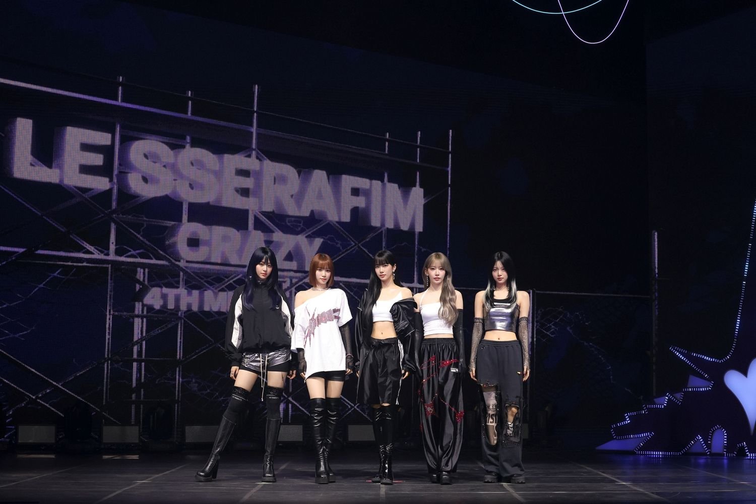 LE SSERAFIM 4th Mini Album 'CRAZY' メディアショーケース